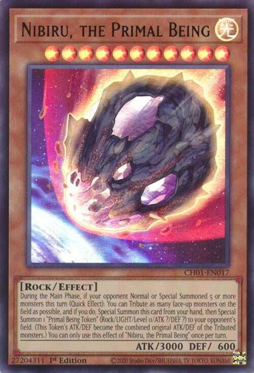 Image for Nibiru, the Primal Being (CH01-EN017) (CH01) - YuGiOh