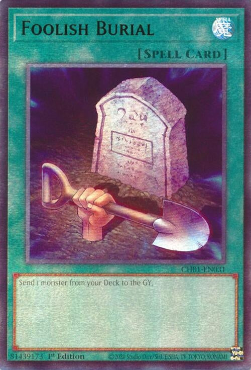 Image for Foolish Burial (CH01-EN031) (CH01) - YuGiOh