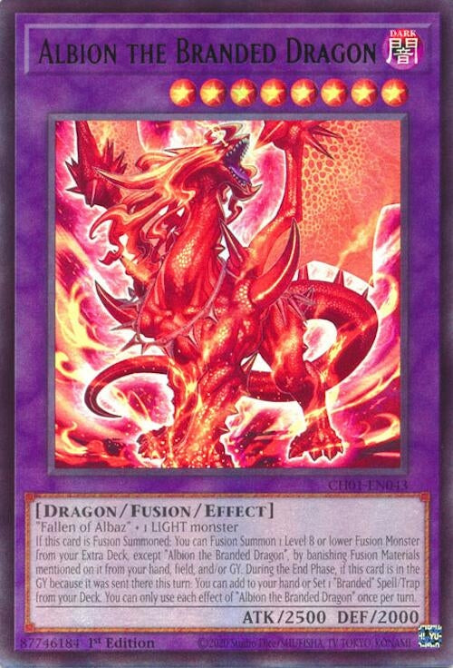 Image for Albion the Branded Dragon (CH01-EN043) (CH01) - YuGiOh