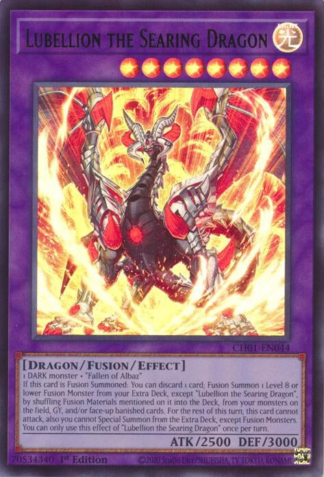 Image for Lubellion the Searing Dragon (CH01-EN044) (CH01) - YuGiOh