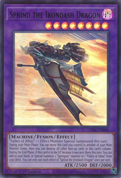 Image for Sprind the Irondash Dragon (CH01-EN048) (CH01) - YuGiOh