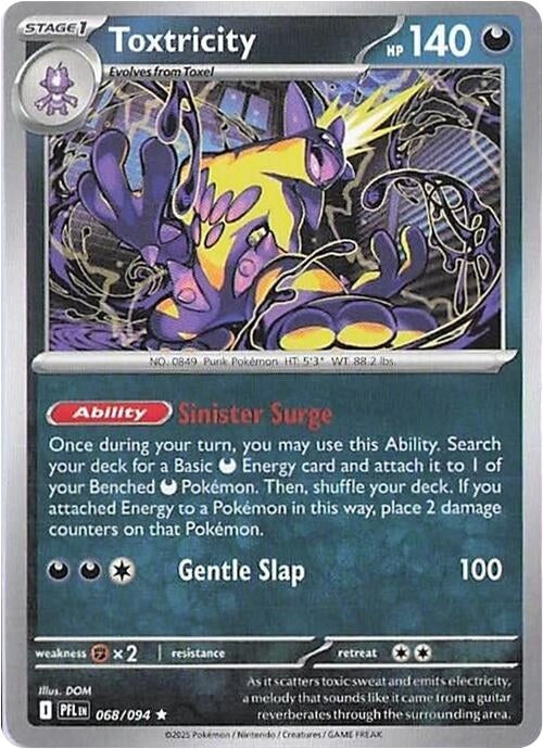 Image for Toxtricity (068/094) (PFL) - Pokemon