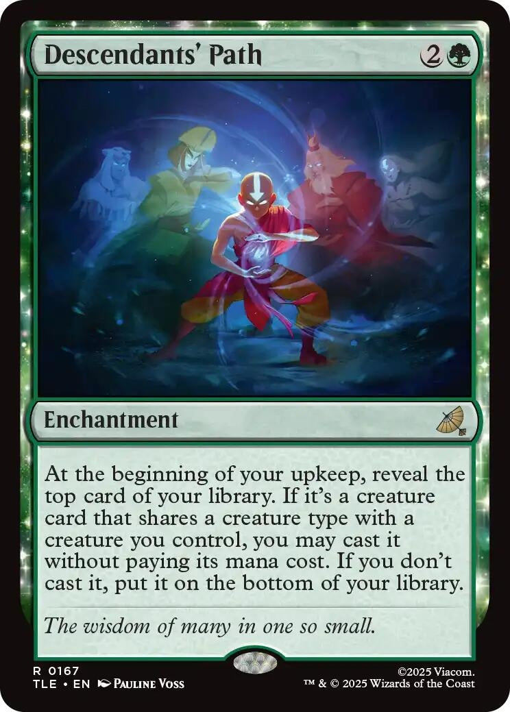 Image for Descendants' Path (167) (Avatar: The Last Airbender: Eternal-Legal) - Magic: The Gathering