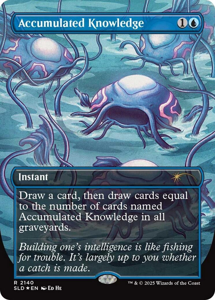 Image for Accumulated Knowledge (2140) (Secret Lair Drop Series) - Magic: The Gathering
