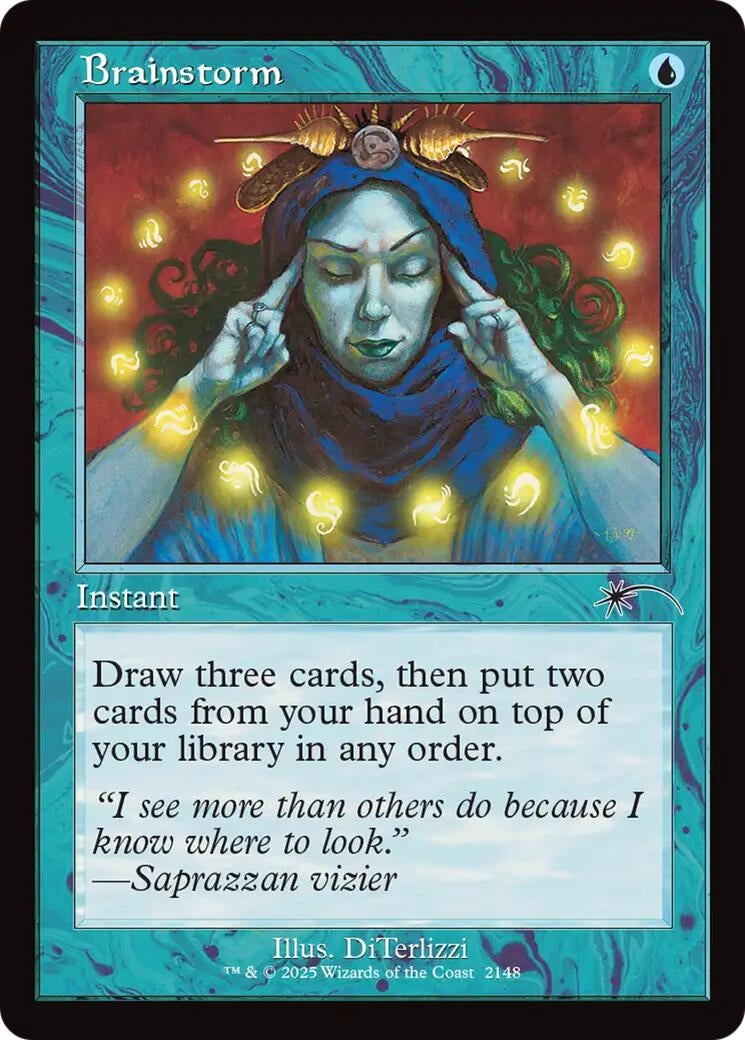 Brainstorm (2148) (Retro Frame) (2148) (Secret Lair Drop Series)