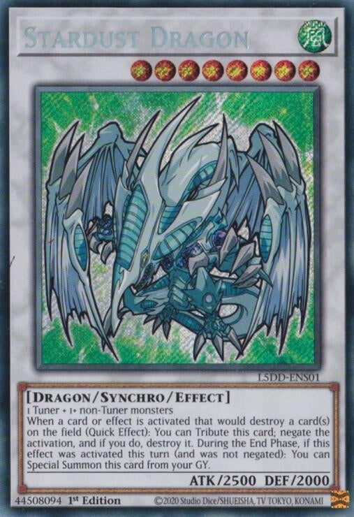 Stardust Dragon (L5DD-ENS01) (L5DD-ENS01) (Legendary 5D's Decks)
