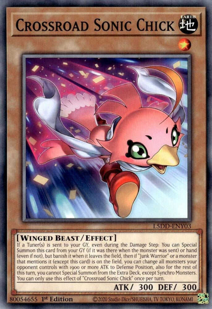 Crossroad Sonic Chick (L5DD-ENY03) (Legendary 5D's Decks)