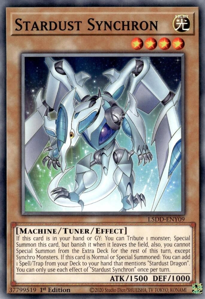 Stardust Synchron (L5DD-ENY09) (Legendary 5D's Decks)