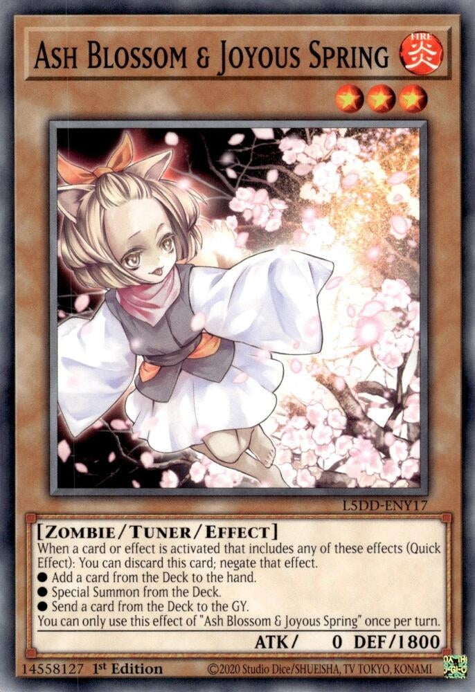 Ash Blossom & Joyous Spring (L5DD-ENY17) (L5DD-ENY17) (Legendary 5D's Decks)