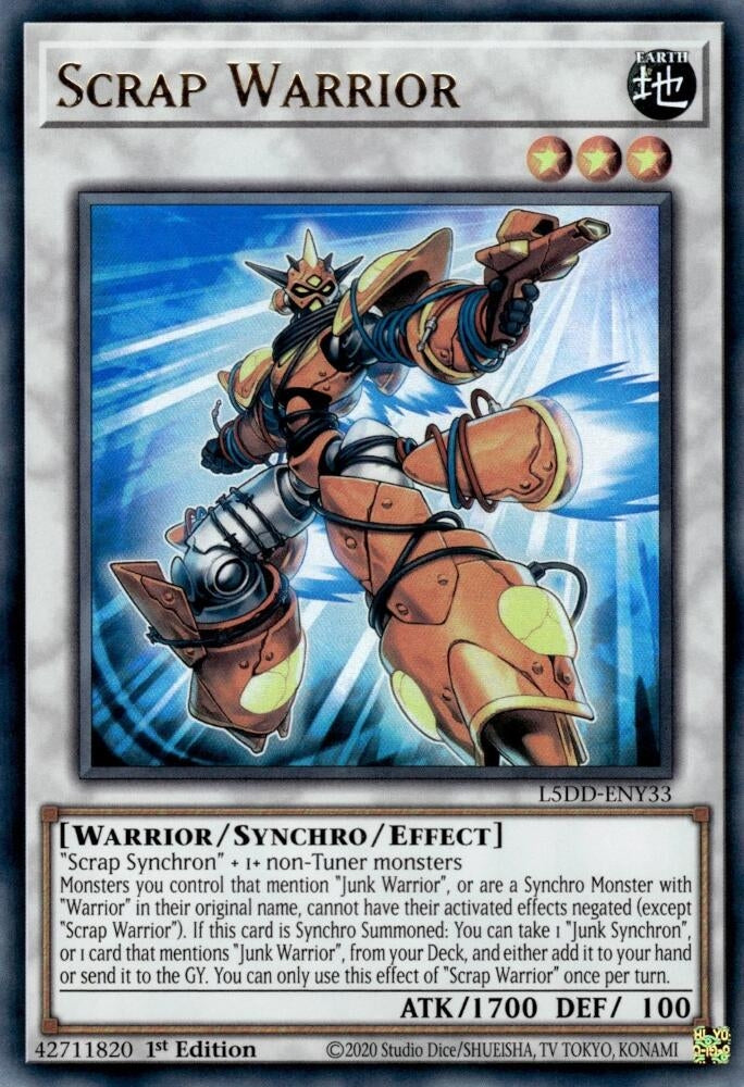Scrap Warrior (L5DD-ENY33) (Legendary 5D's Decks)