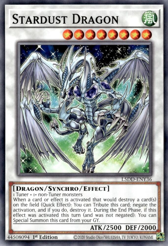 Stardust Dragon (L5DD-ENY36) (L5DD-ENY36) (Legendary 5D's Decks)