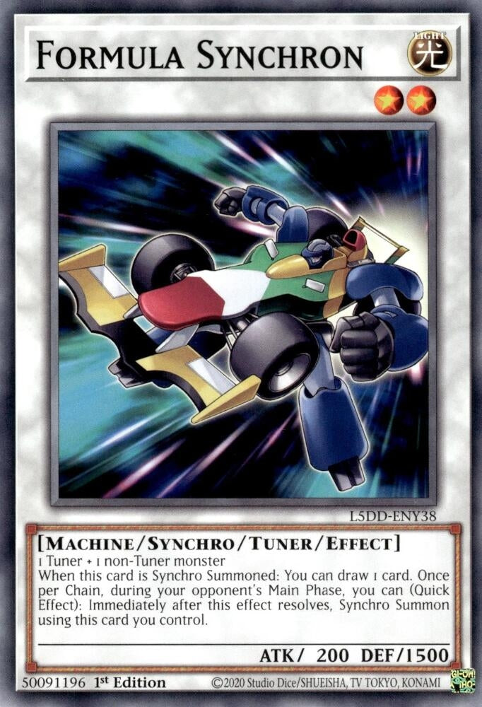 Formula Synchron (L5DD-ENY38) (Legendary 5D's Decks)