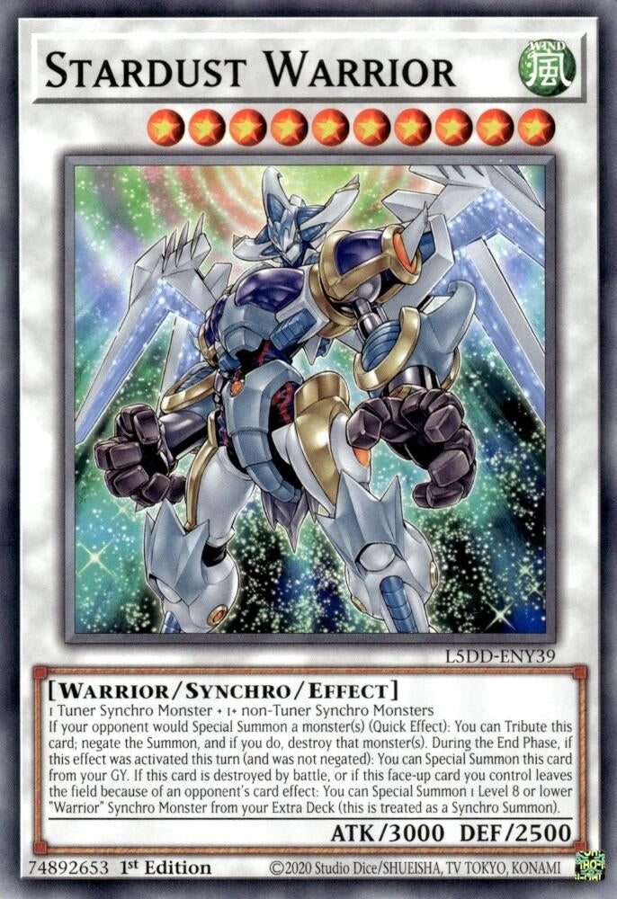 Stardust Warrior (L5DD-ENY39) (Legendary 5D's Decks)