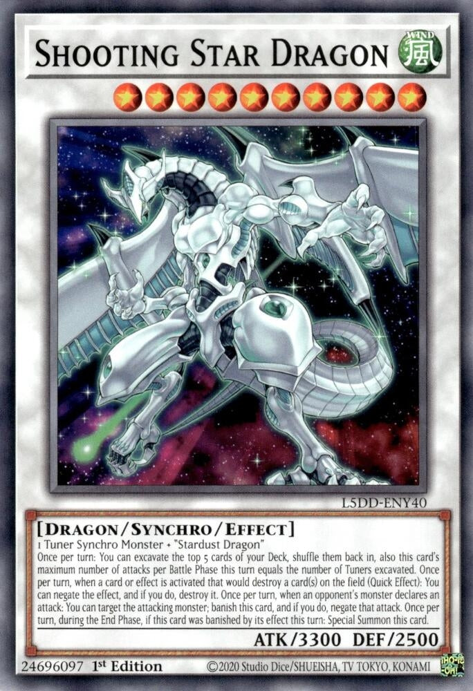 Shooting Star Dragon (L5DD-ENY40) (Legendary 5D's Decks)
