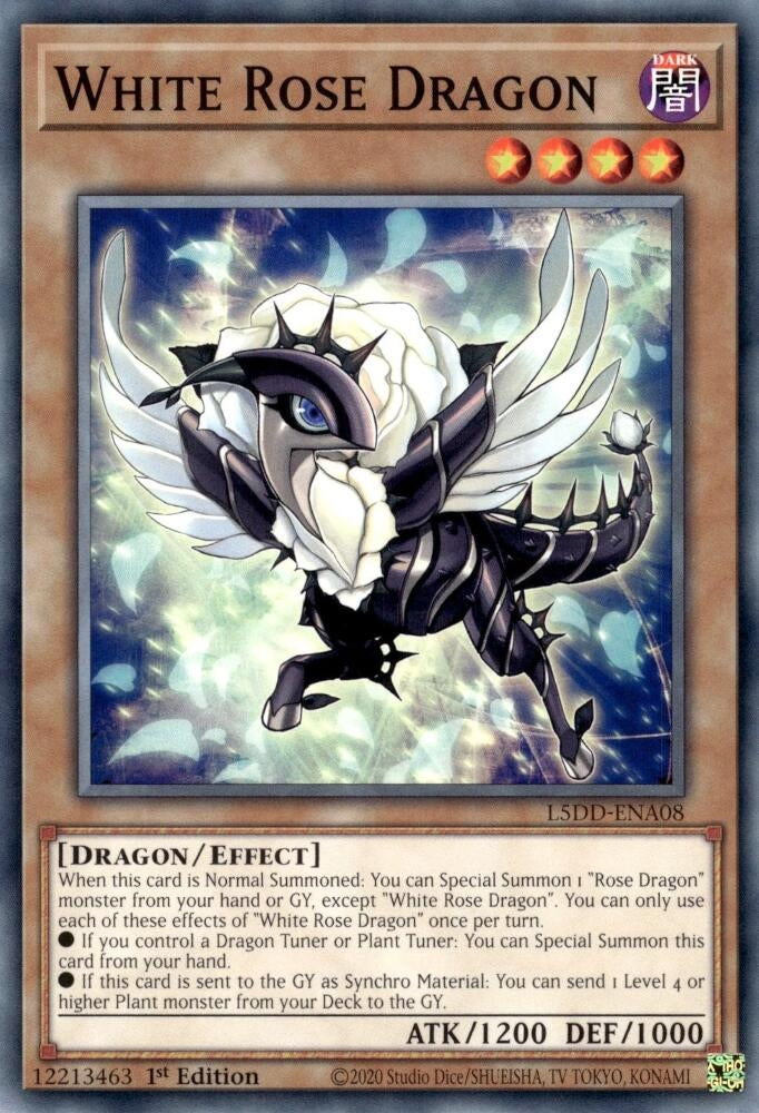 White Rose Dragon (L5DD-ENA08) (Legendary 5D's Decks)