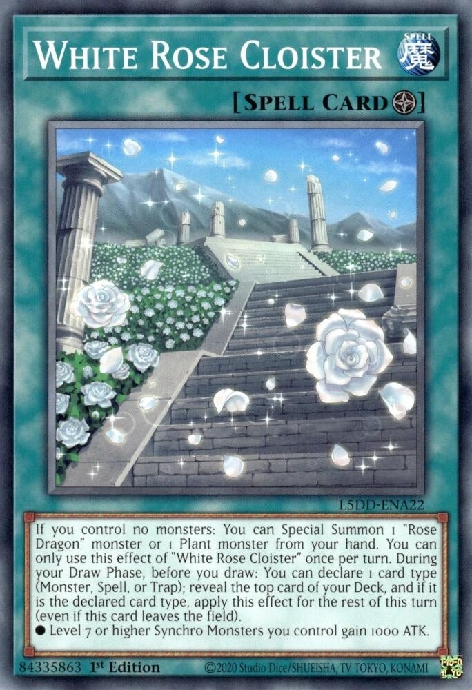 White Rose Cloister (L5DD-ENA22) (Legendary 5D's Decks)