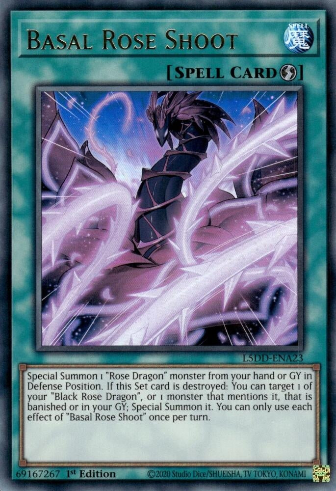 Basal Rose Shoot (Ultra Rare) (L5DD-ENA23) (Legendary 5D's Decks)