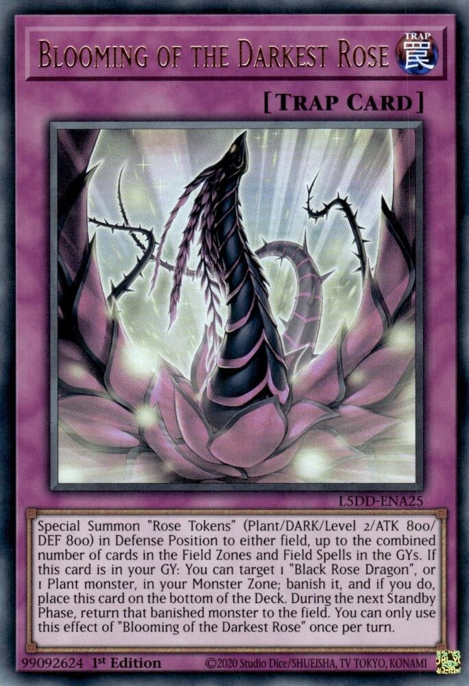 Blooming of the Darkest Rose (L5DD-ENA25) (Legendary 5D's Decks)