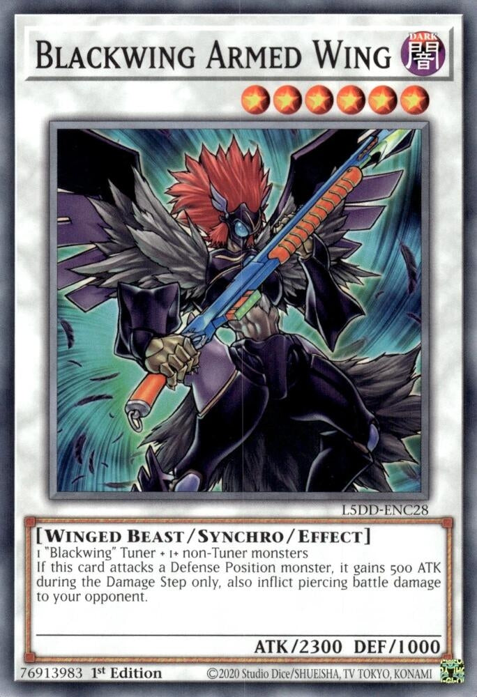 Blackwing Armed Wing (L5DD-ENC28) (Legendary 5D's Decks)