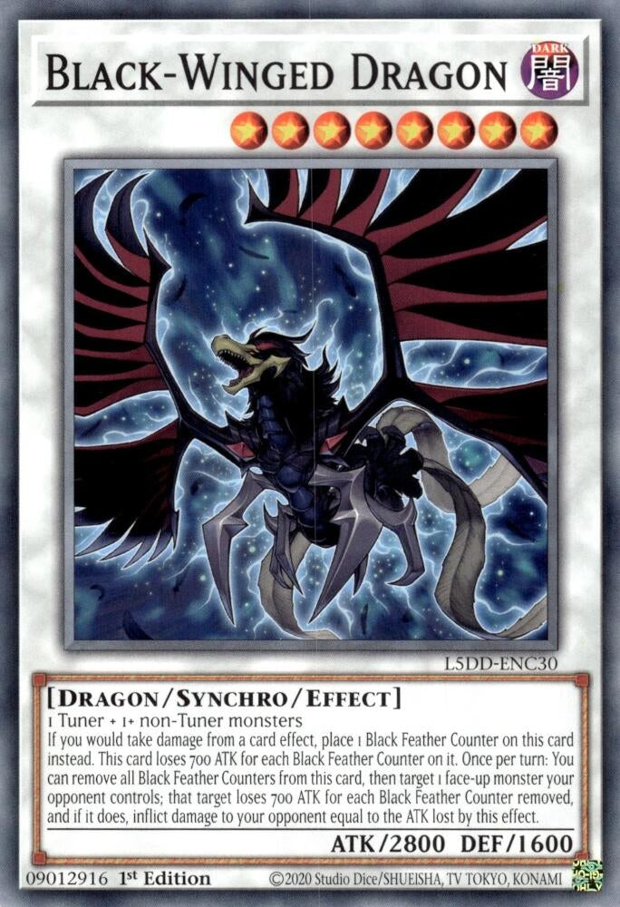 Black-Winged Dragon (L5DD-ENC30) (L5DD-ENC30) (Legendary 5D's Decks)