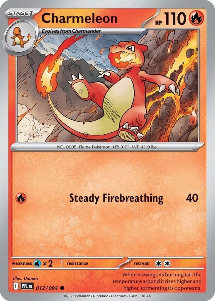 Charmeleon (012/094) (ME02: Phantasmal Flames)
