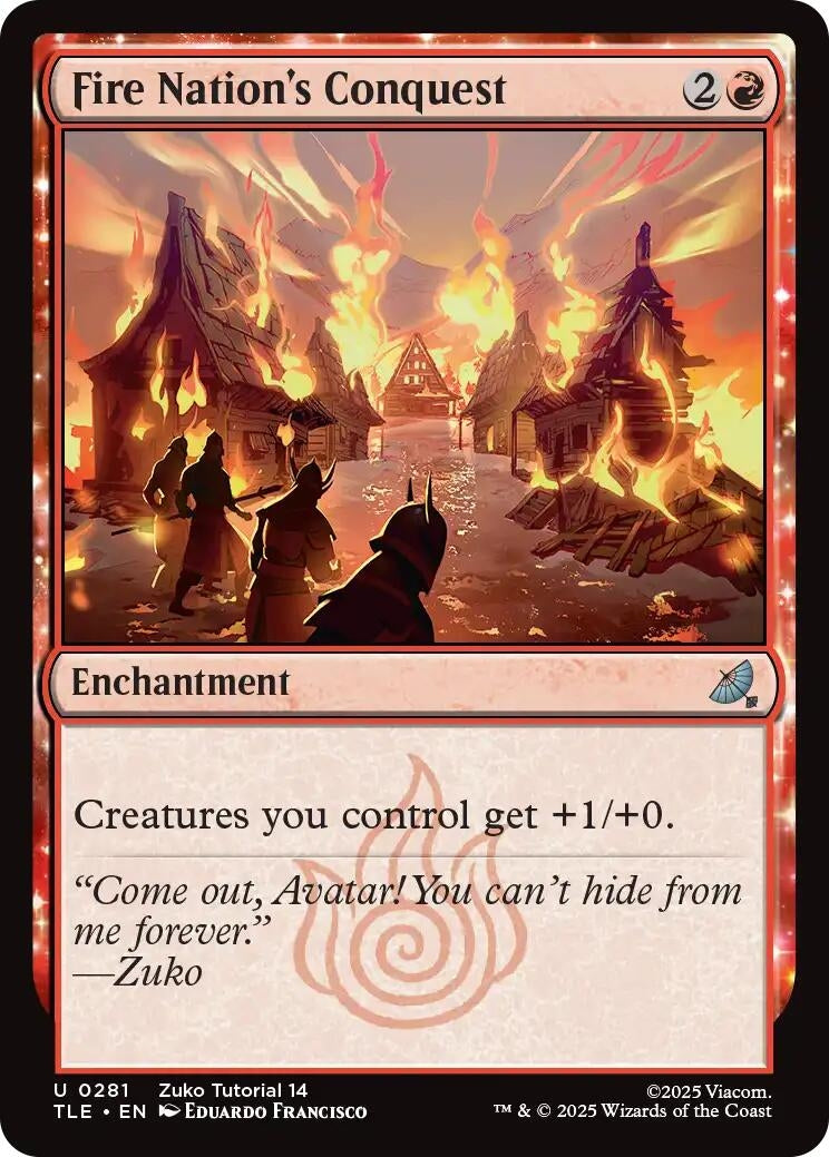 Image for Fire Nation's Conquest (0281) (281) (Avatar: The Last Airbender: Eternal-Legal) - Magic: The Gathering