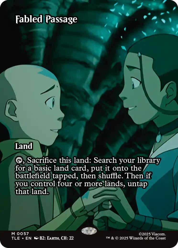 Image for Fabled Passage (Borderless) (57) (Avatar: The Last Airbender: Eternal-Legal) - Magic: The Gathering