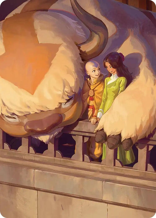 Image for Aang and Katara Art Card (Avatar: The Last Airbender) - Magic: The Gathering