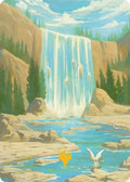 Image for Island Art Card (Gold-Stamped Signature) (51) (Avatar: The Last Airbender) - Magic: The Gathering