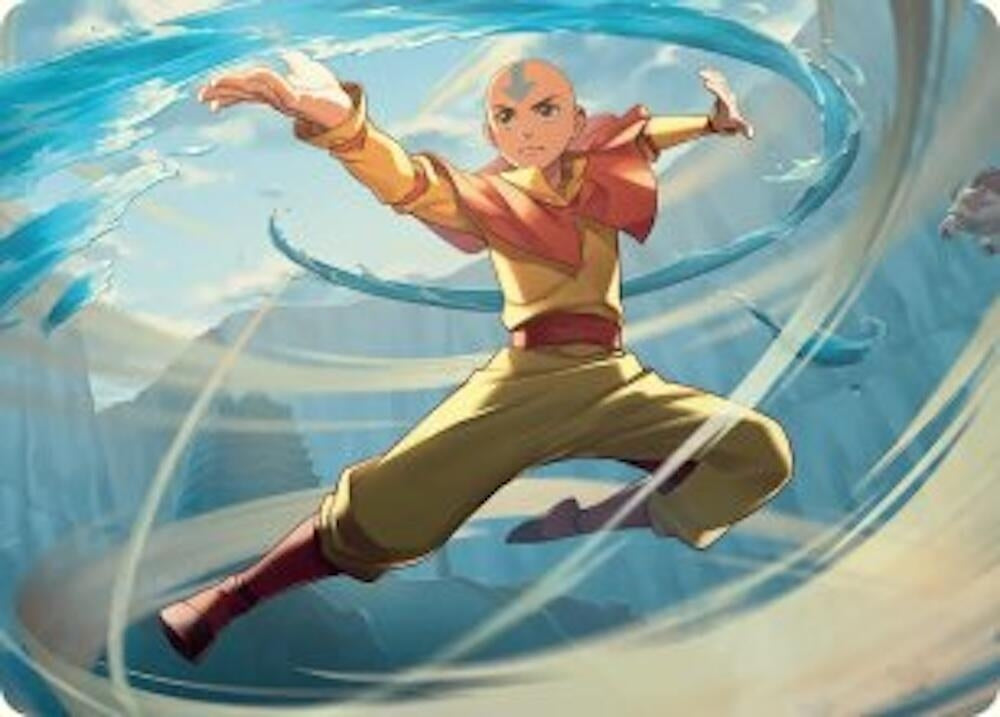 Aang, Swift Savior Art Card (20) (Avatar: The Last Airbender)