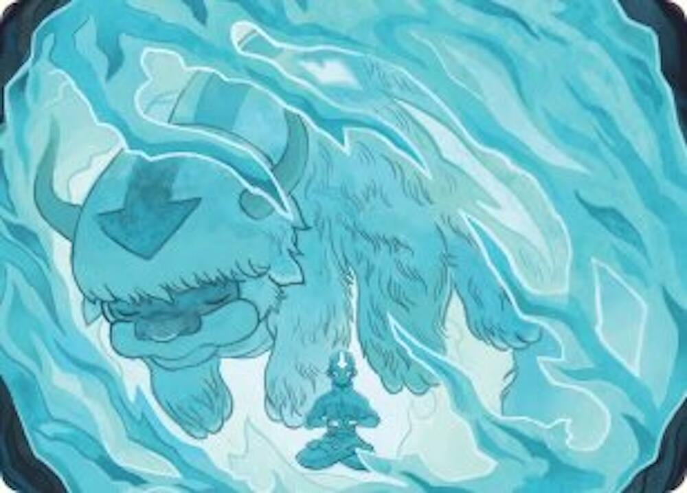 Aang's Iceberg 2 Art Card (40) (Avatar: The Last Airbender)
