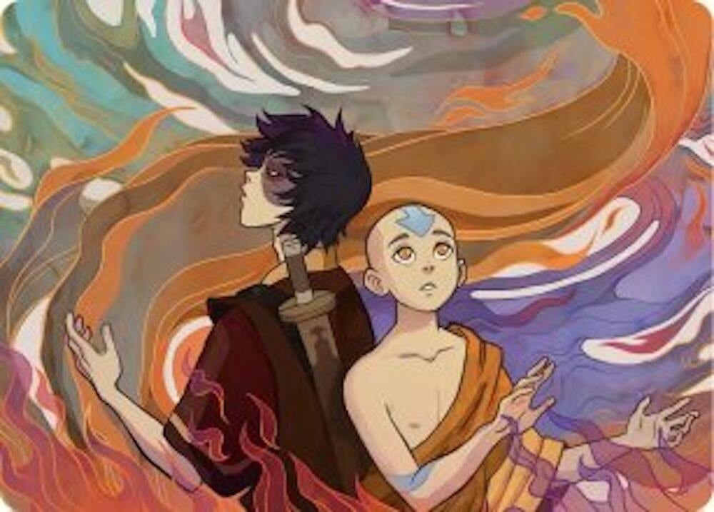 Fated Firepower Art Card (43) (Avatar: The Last Airbender)