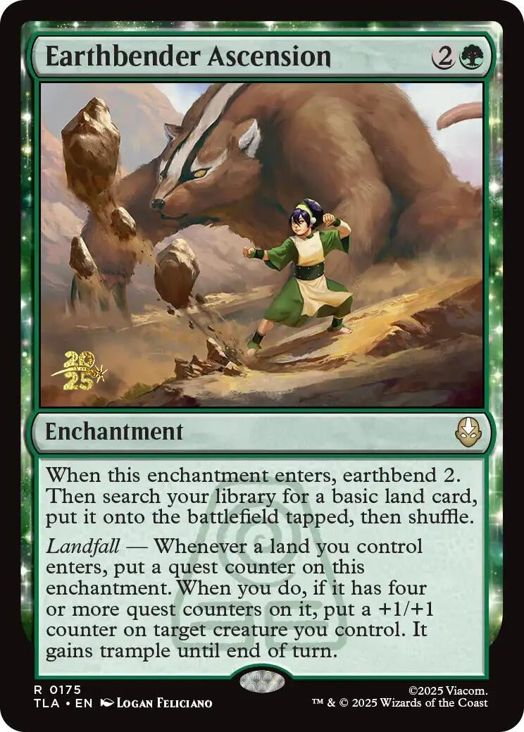 Image for Earthbender Ascension (175) (Prerelease Cards) - Magic: The Gathering