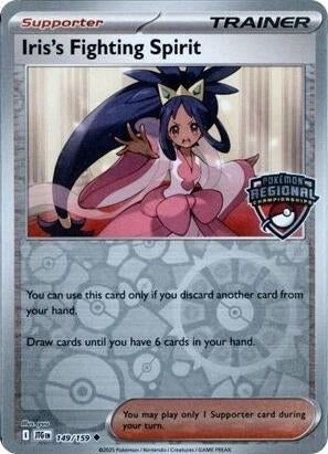 Image for Iris's Fighting Spirit (Regional Championships) (149/159) (League & Championship Cards) - Pokemon