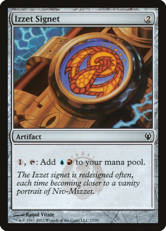 Image for Izzet Signet (17) (Izzet vs. Golgari) - Magic: The Gathering