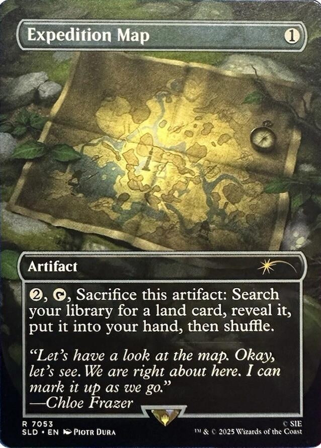 Image for Expedition Map (7053) (Secret Lair Drop Series) - Magic: The Gathering