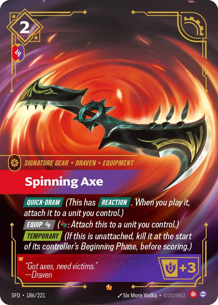Spinning Axe (186/221) (Spiritforged)