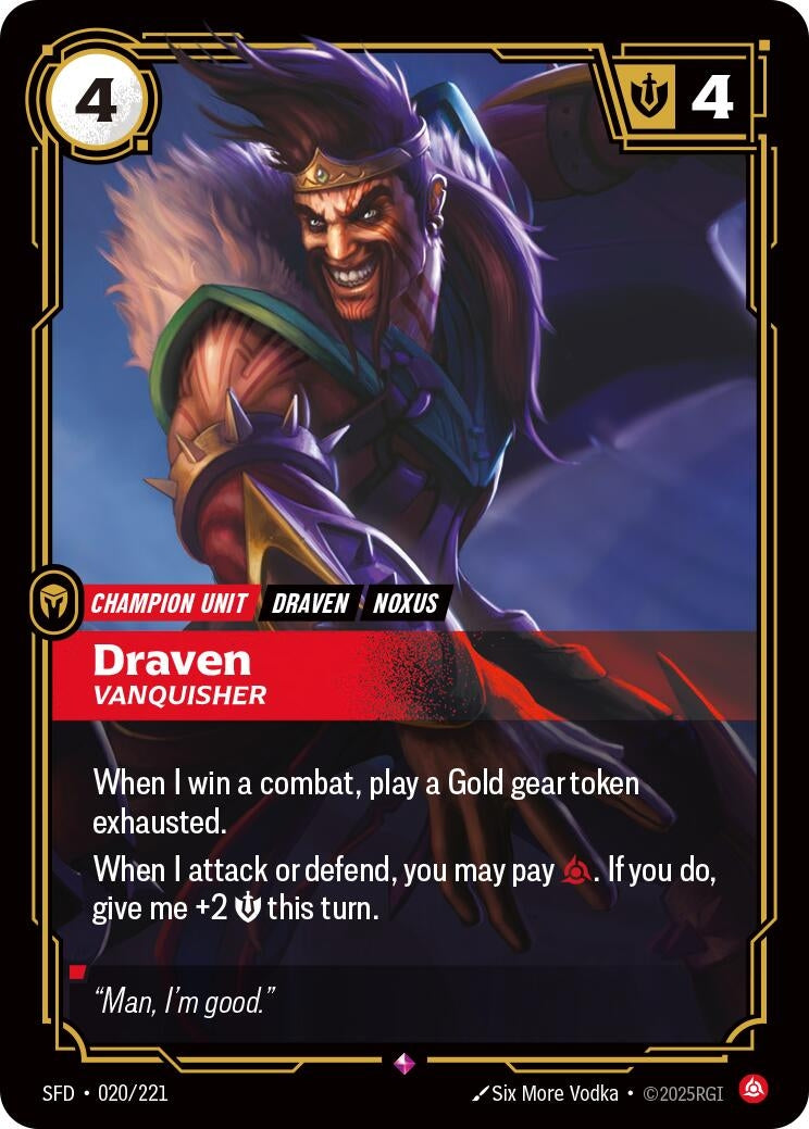 Draven - Vanquisher (020/221) (Spiritforged)