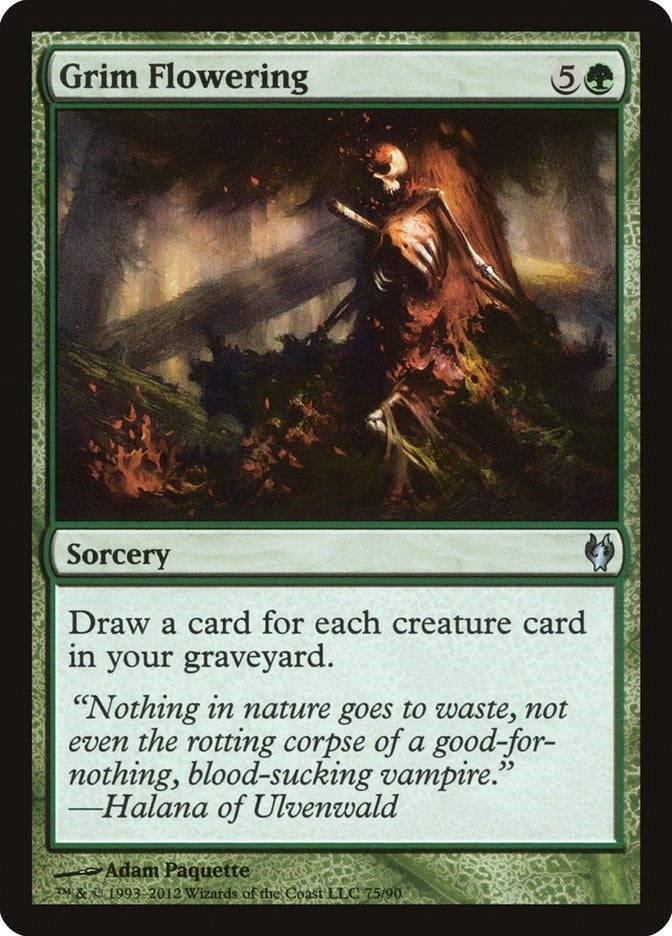 Image for Grim Flowering (75) (Izzet vs. Golgari) - Magic: The Gathering
