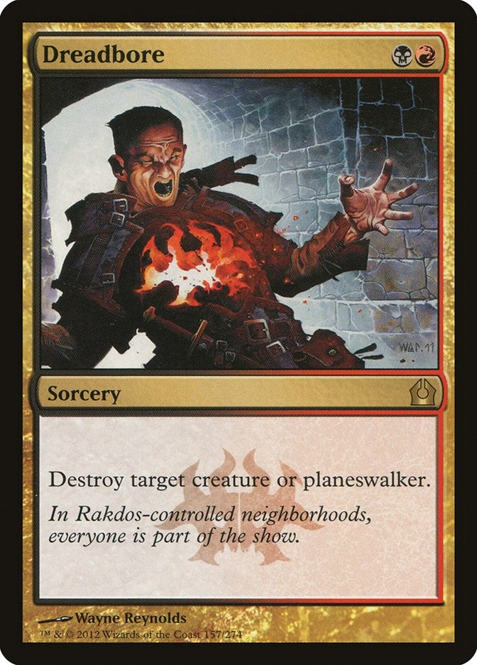 Image for Dreadbore (157) (Return to Ravnica) - Magic: The Gathering