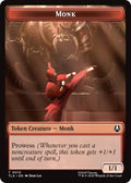 Image for Monk // Clue (0017) Double-Sided Token (10 // 17) (Avatar: The Last Airbender) - Magic: The Gathering