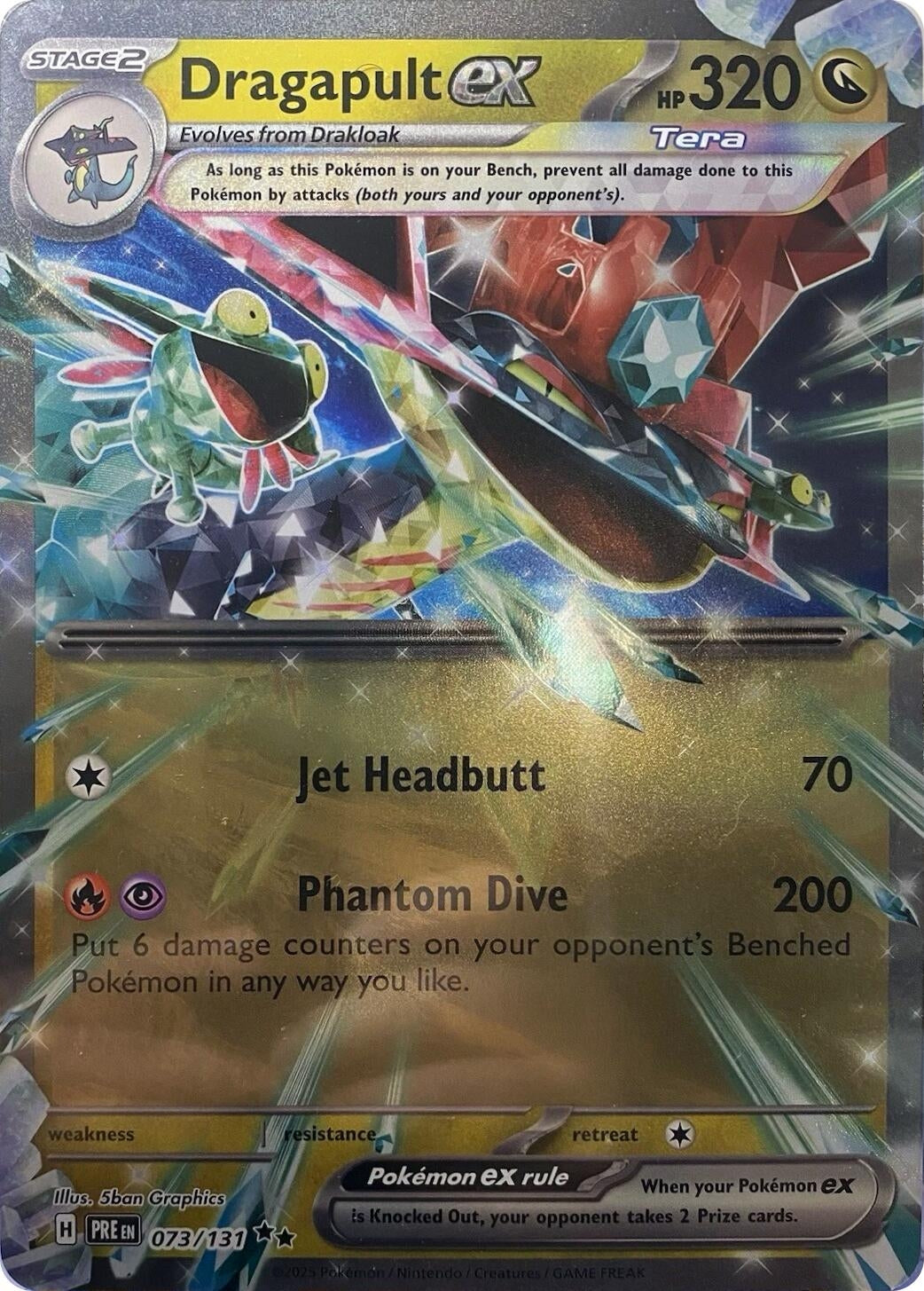 Image for Dragapult ex (073/131) (Jumbo Cards) - Pokemon