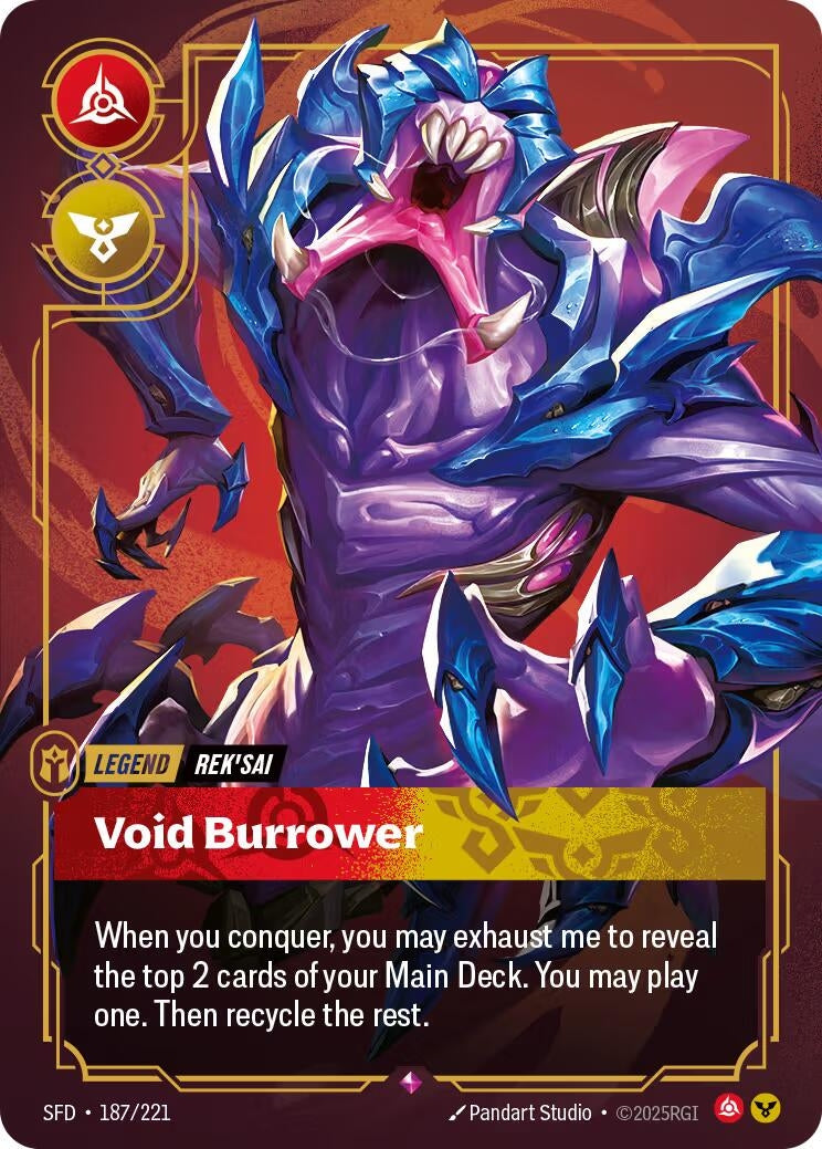 Rek'sai - Void Burrower (187/221) (Spiritforged)