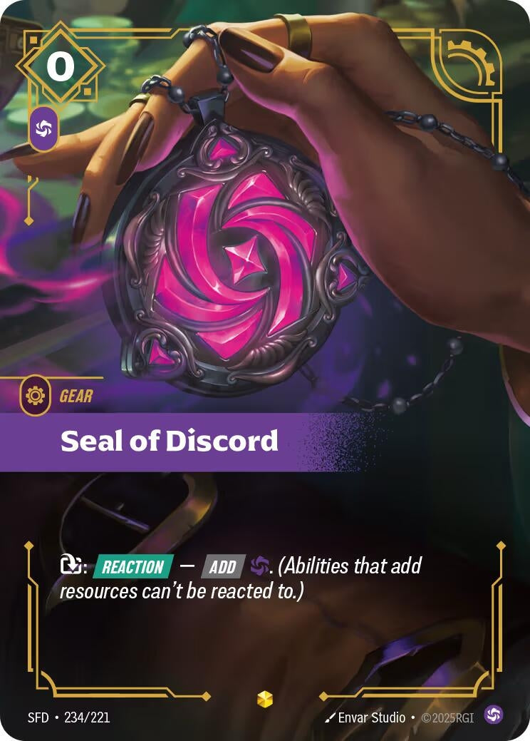 Seal of Discord (Overnumbered) (234/221) (Spiritforged)