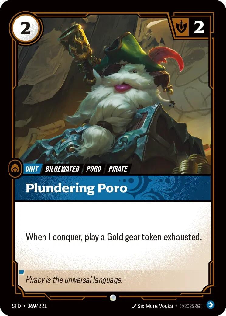 Plundering Poro (069/221) (Spiritforged)