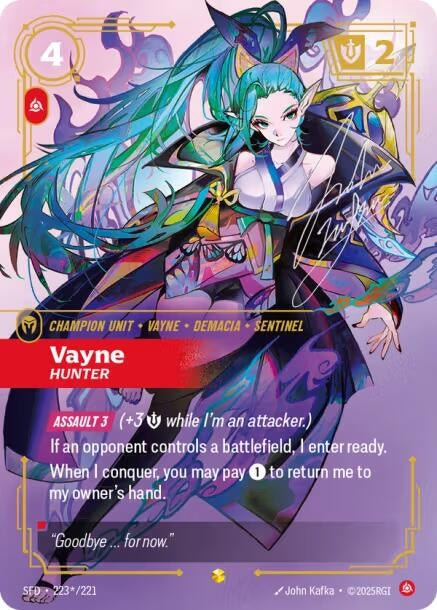 Vayne - Hunter (Signature) (223*/221) (Spiritforged)