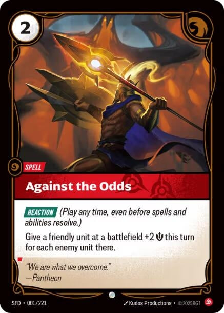 Against the Odds (001/221) (Spiritforged)