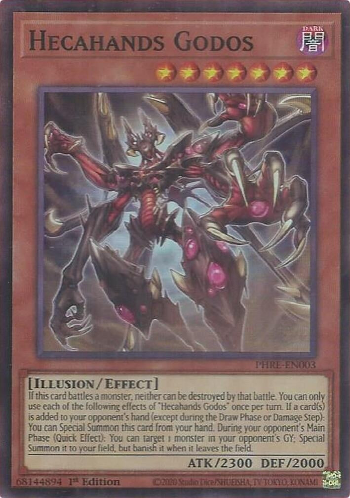 Hecahands Godos (Super Rare) (PHRE-EN003) (Phantom Revenge)
