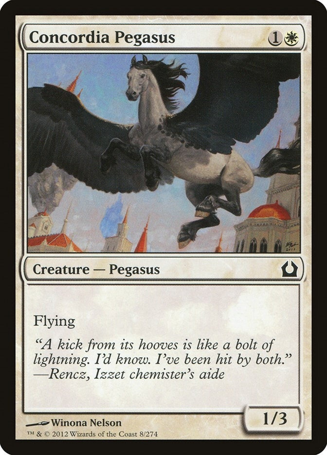 Image for Concordia Pegasus (8) (Return to Ravnica) - Magic: The Gathering