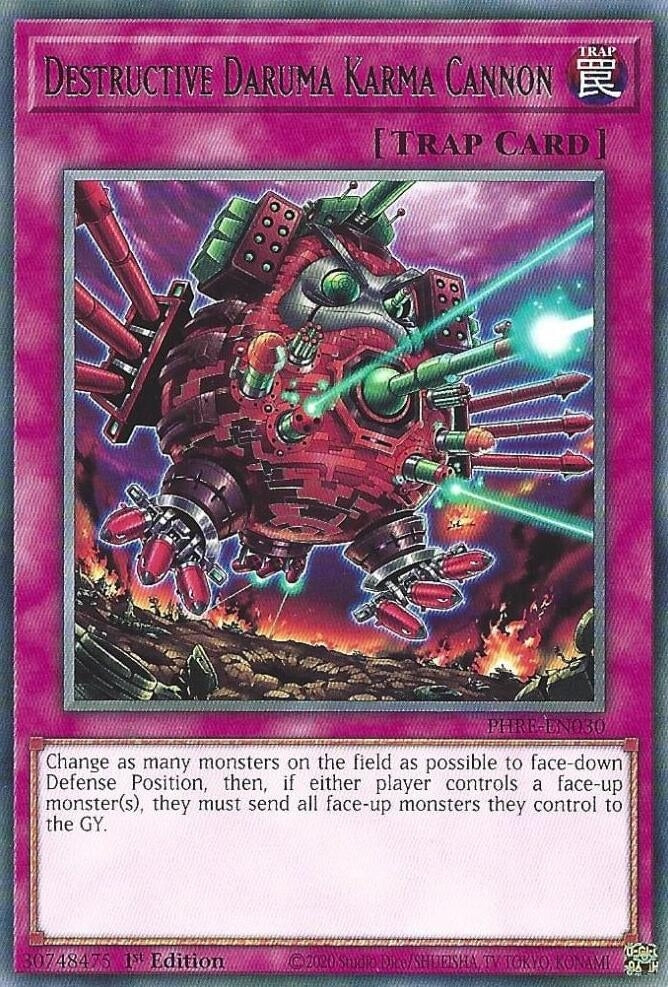 Destructive Daruma Karma Cannon (PHRE-EN030) (Phantom Revenge)